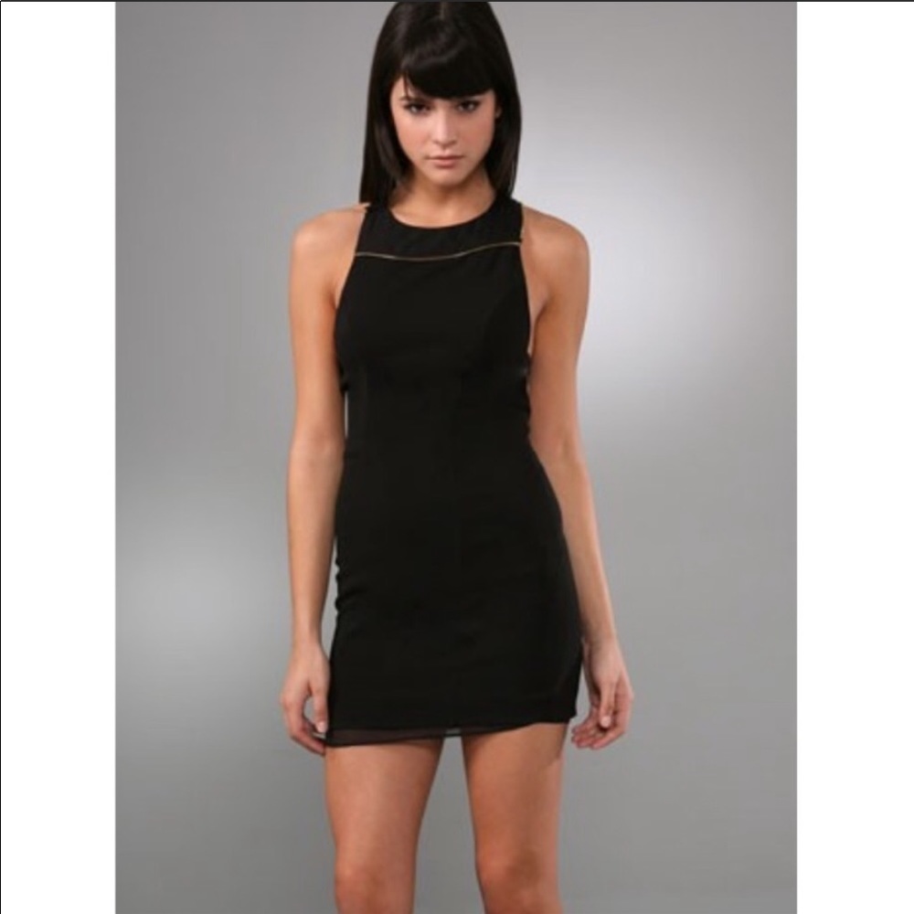 NWT Alice + Olivia asymmetrical bodycon dress